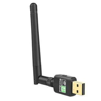 600M USB WIFI bluetooth-совместимый адаптер 5.0 Двухдиапазонная беспроводная сетевая карта Wi-Fi 2,4 G/5 ГГц
