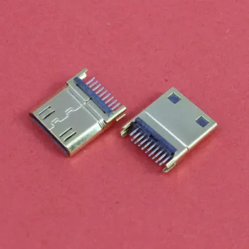 ChengHaoRan 1 шт.. позолоченный 19-контактный разъем HDMI типа C Mini HDMI Разъем типа шины