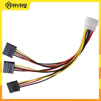 RYRA 1 шт. кабель-адаптер питания Serial ATA SATA 4 Pin IDE Molex на 1/2/3 от 15 Pin HDD для компьютерных аксессуаров