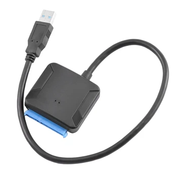 Конвертер жесткого диска SATA в USB 3,0 2,5/3,5 HDD SSD Кабельный Линейный адаптер