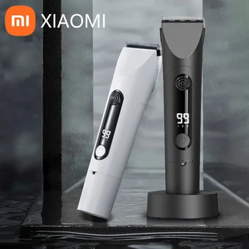 2023 Xiaomi Mijia Машинка Для Стрижки Волос Беспроводной Триммер Для Стрижки Волос Парикмахерский Резак Лезвие Из Титанового Сплава Тример для Мужчин Электробритва