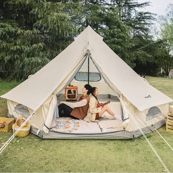 Семейная юрта на 8 человек, палатка на крыше, Оборудование для кемпинга, Палатки для кемпинга на открытом воздухе