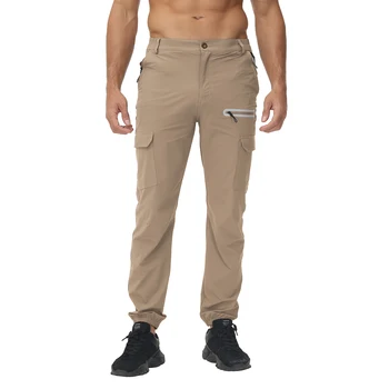 Мужские Легкие Тактические брюки Milita с несколькими карманами, Эластичность, Водонепроницаемые Быстросохнущие Брюки-карго, Рабочие брюки