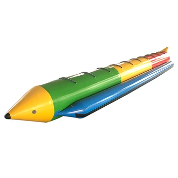 Надувная лодка-банан для водных лыж для пляжного клуба, сверхмощная, на 10 человек