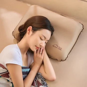 Автоматическая надувная подушка для кемпинга на открытом воздухе, губка для сна на большие расстояния, портативная, 3D бесшумная, Высокоэластичная посадка на шейке матки