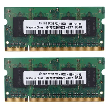 2X DDR2 1 ГБ оперативной памяти ноутбука 2RX16 800 МГц PC2-6400S 200 контактов SODIMM Память ноутбука