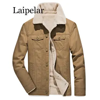 Laipelar/ Новые зимние Мужские теплые куртки-карго, пальто на флисовой подкладке для мужчин, Верхняя одежда, M-4XL