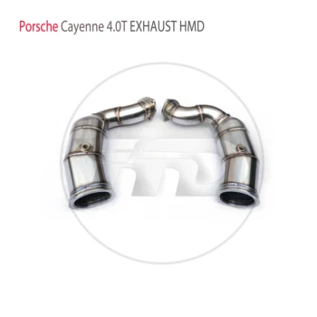 Автомобильные аксессуары HMD Водосточная труба из нержавеющей стали для Porsche Cayenne 4.0T Автозапчасти для замены Радиатора выпускного коллектора
