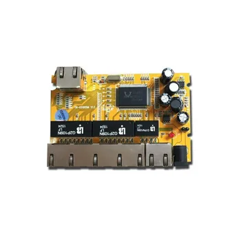 Yinuo-Link OEM/ODM RTL8367 6-портовый модуль коммутатора gigabit ethernet 10/100/1000 Мбит/с Модуль промышленного коммутатора PCB