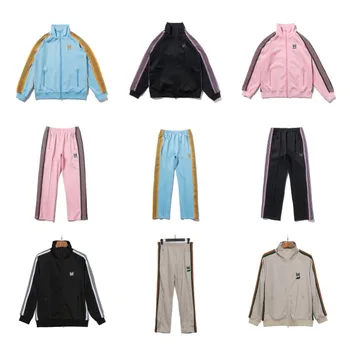 куртка с вышивкой 23ss Needles, куртка с вышивкой бабочкой, высококачественная японская уличная одежда для мужчин и женщин, куртка с вышивкой Needles