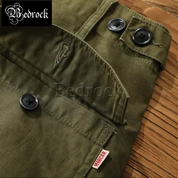 MBBCAR OG-107 армейские брюки для мужчин Amekaji, винтажные атласные оливково-зеленые классические повседневные брюки-карго, бутик прямых комбинезонов 7388