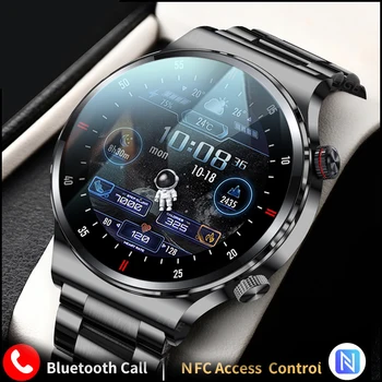 Лучший Бренд, Новые смарт-часы с функцией вызова по NFC Bluetooth, Мужские Спортивные Смарт-часы для отслеживания фитнеса, смарт-часы с сердечным ритмом, смарт-часы для Android ios