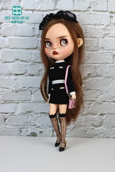 Blyth одежда Azone OB22 OB24 Аксессуары для кукол Модная вязаная юбка черно-белая игрушка в подарок