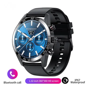 2023 Новые Часы с 360 AMOLED HD Экраном Для Мужчин, Смарт-часы с Bluetooth-Вызовом, Умные Часы, Модные Деловые Часы, Умный Браслет, Мужские Горячие