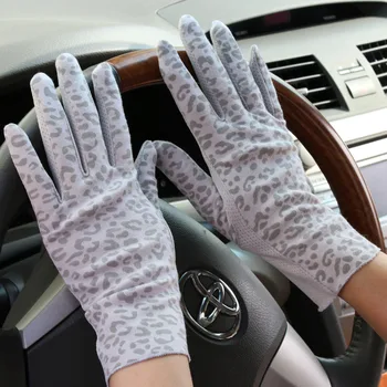 женские летние короткие дизайнерские перчатки из 100% хлопка, женские тонкие летние солнцезащитные перчатки для вождения с защитой от ультрафиолета R155
