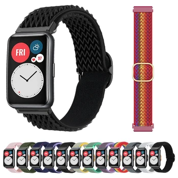 Нейлоновый ремешок для Huawei Watch FIT Strap, умные часы, Регулируемые аксессуары, браслет на запястье, браслет для Huawei Watch fit 2020 band