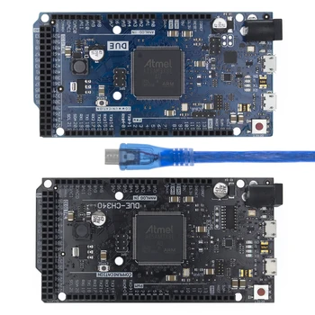 Плата DUE R3-CH340/Due R3- ATMEGA16U2/CH340G ATSAM3X8E ARM Основная плата управления с 50-сантиметровым USB-кабелем для arduino