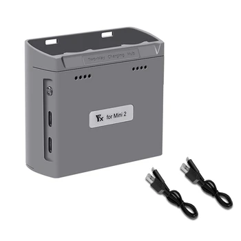 Зарядное устройство для Mini 2 /Mini SE, концентратор двусторонней зарядки аккумуляторов Дрона, USB зарядное устройство для DJI Mini 2 /Mini SE, Аксессуары