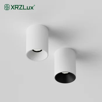 XRZLux Круглый светодиодный светильник Для Поверхностного монтажа 10 Вт COB LED Потолочные точечные светильники AC220V Светодиодная лампа Для внутреннего освещения IP44 Точечные светильники