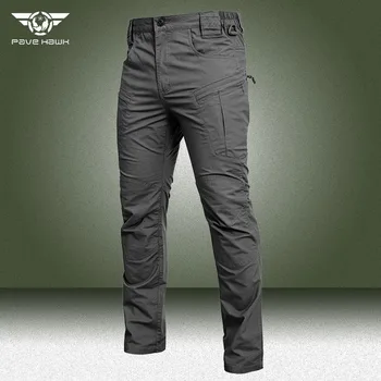 X5 Военные брюки-карго, Мужские уличные износостойкие тактические брюки с несколькими карманами, Джоггеры для бега трусцой, Армейский спецназ, быстросохнущие рабочие брюки
