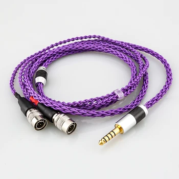Обновленные кабели Посеребренный кабель для наушников Dan Clark Audio Mr Speakers Ether Alpha Dog Prime Наушники