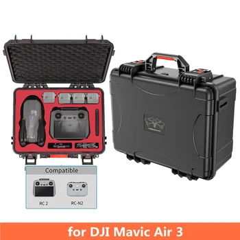 Для DJI Air 3 Drone Аксессуары Коробка Для Хранения Жесткий Чехол Чемодан Водонепроницаемая Коробка для DJI N2 RC2 Пульт Дистанционного Управления Чехол Для Переноски