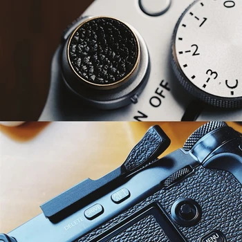 Металлическая ручка из искусственной кожи с поднятым большим пальцем + вогнутая кнопка спуска затвора для камеры Fujifilm X-PRO3 XPRO3