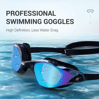 HD Противотуманные Очки для плавания для профессиональных соревнований, мужские и женские Очки для водных видов спорта, Очки для плавания для взрослых, очки для гонок