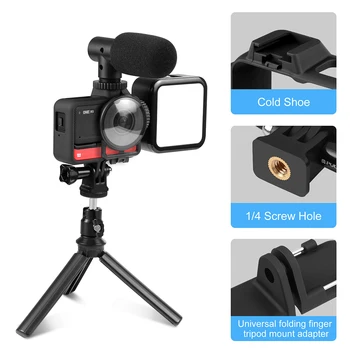 Крышка Рамки Объектива камеры Портативная Видеокамера ABS Protector Guard Обновление для Фотосъемки Замена Insta 360 One