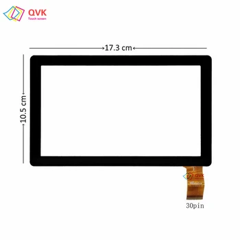 7-дюймовый Черный детский Планшетный ПК С Емкостным Сенсорным Экраном Digitizer Sensor Внешняя Стеклянная Панель Для XGODY T702