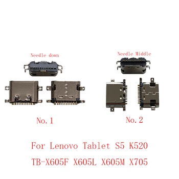 2-10 шт. Разъем USB Док-станция Зарядное Устройство Разъем Для Зарядки Порт Для Планшета Lenovo S5 K520 TB-X605F X605L X605M X705 Контактный Штекер Type C
