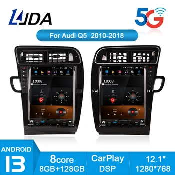 8G + 128G Android 13 Автомобильный Мультимедийный плеер для Audi Q5 2010-2018 12,1 Дюймов Автомобильный Радиоприемник GPS Навигация DSP Carplay Аудио Видео Плеер
