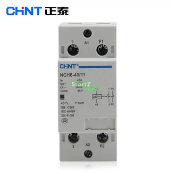 Бытовой контактор переменного тока на din-рейке CHNT NCH8-40/11 40A 230 В 1NO 1NC
