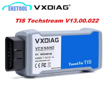 Профессиональный диагностический VXDIAG для Toyota TIS с питанием V13.00.022 VXDIAG VCX NANO для TOYOTA Techstream Programming Automotive
