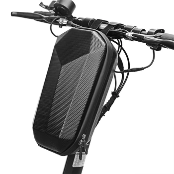 Электрическая сумка для скейтборда EVA, твердая оболочка, Водонепроницаемая Передняя ручка велосипеда, подвесные сумки, встроенный барьер, сумка для скутера, Аксессуары для велосипедов