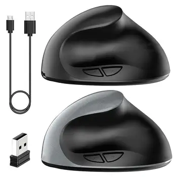 Ergo Mouse Беспроводная мышь без звука 2.4G 6 кнопок Беспроводная компьютерная мышь с низким уровнем шума С батареей или USB-версией для настольного ноутбука