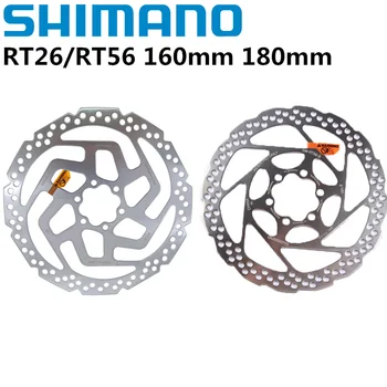 Shimano Deore RT56 RT26 160 мм 180 мм 6 Болтов Тормозного Диска Горный Велосипед Велосипедный Ротор SM-RT56 M6000 ГОРНЫЙ Велосипед Тормозной Диск 160 мм 180 мм