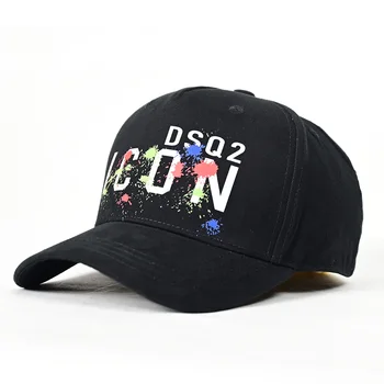 Значок мужская бейсболка DSQ2 буквы козырьком Cap мужчин женщин шляпа папа шляпа повседневная кепка хип-хоп кепка snapback шапки кости папа шляпа