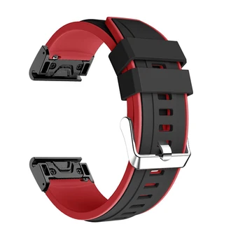 для Garmin Enduro/Tactix Delta/Descen MK1 MK2 MK2 Смарт-наручные часы Силиконовый ремешок для часов 26 мм Быстросъемный спортивный ремешок для часов