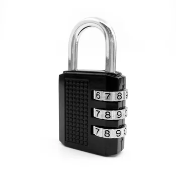 Комбинация цифр с 4-значным циферблатом Пароль Кодовый номер Замок Навесной Замок Безопасность Путешествий Защитный замок для багажа Рюкзака Ящика чемодана